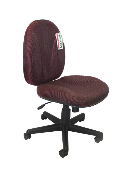 Secretary fabric chair without arms
